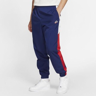 Pantaloni Nike Sportswear Windrunner Woven Barbati Albastri Rosii Albi | JXTP-93608